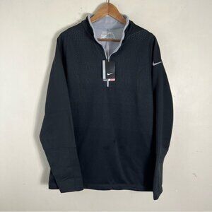 Nike Black Performance Golf Men's Dri-FIT ADV 1/2-Zip Golf Top Sweater SZ Large